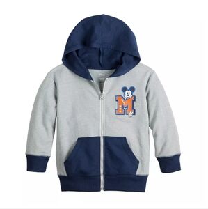 Disney Jumping Beans Kids Gray and Navy Hoodie Size 4T